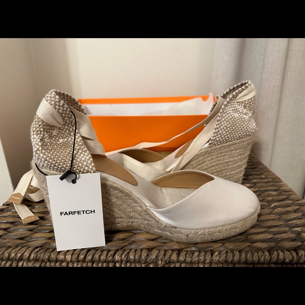 Castaner Chiara 80mm satin espadrilles